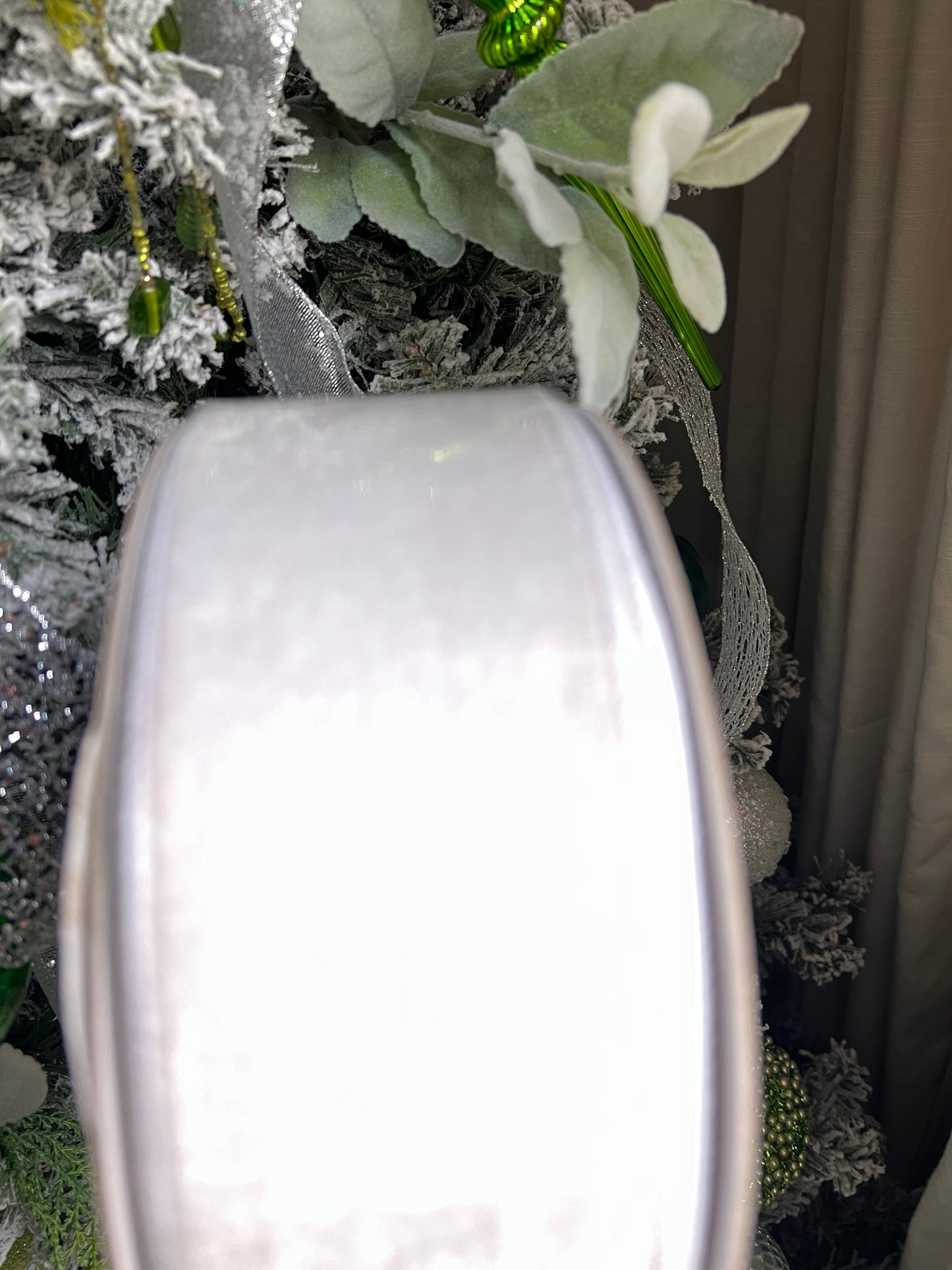 FARRISILK RIBBON DIAMOND DUST(WHITE) size:
1.5"X10YD