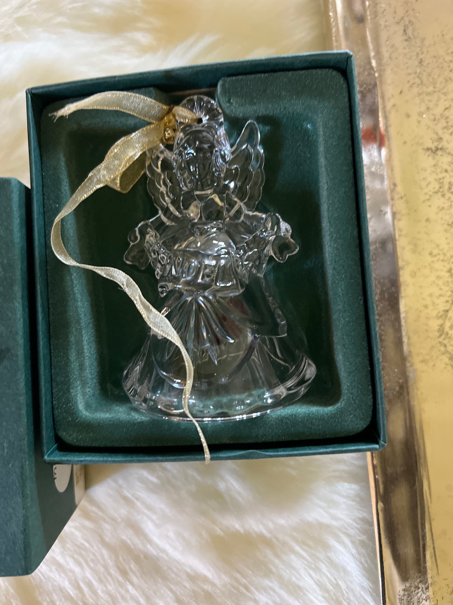 Marquis By Waterford Crystal Noel Angel Bell Christmas Ornament 3rd In Series