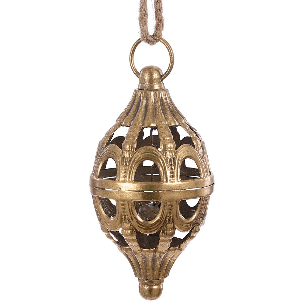 8"MET.FILIGREE FINIAL ORNAMENT