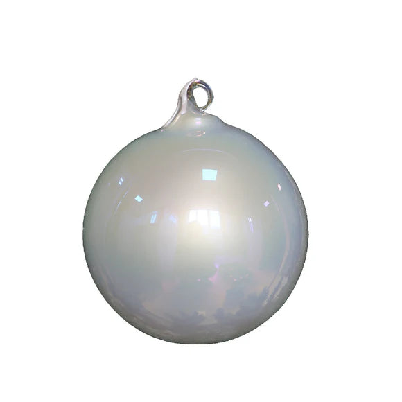 PEARLESCENT GLASS ORNAMENT