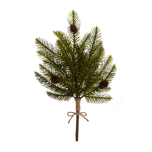 17" CEDAR AND MINI PINECONE PICK