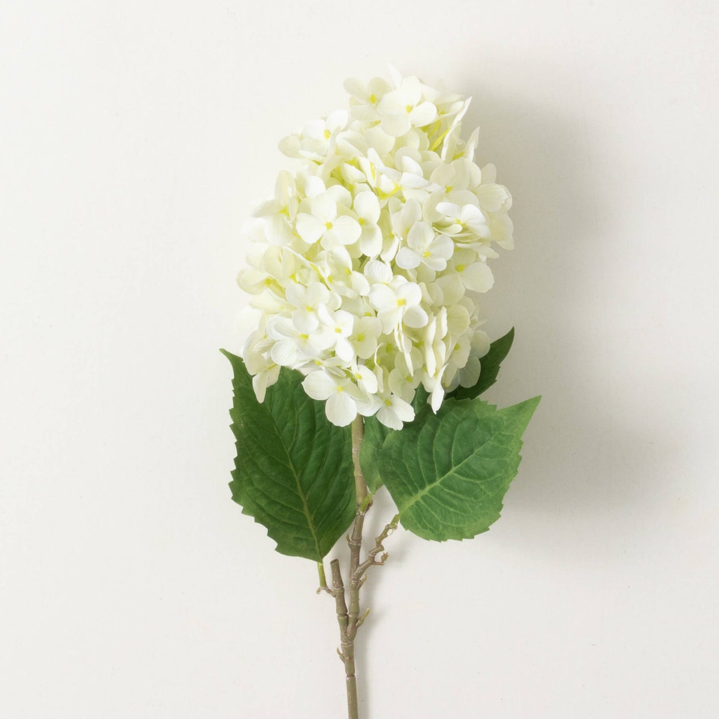 IVORY CONE HYDRANGEA SPRAY real touch