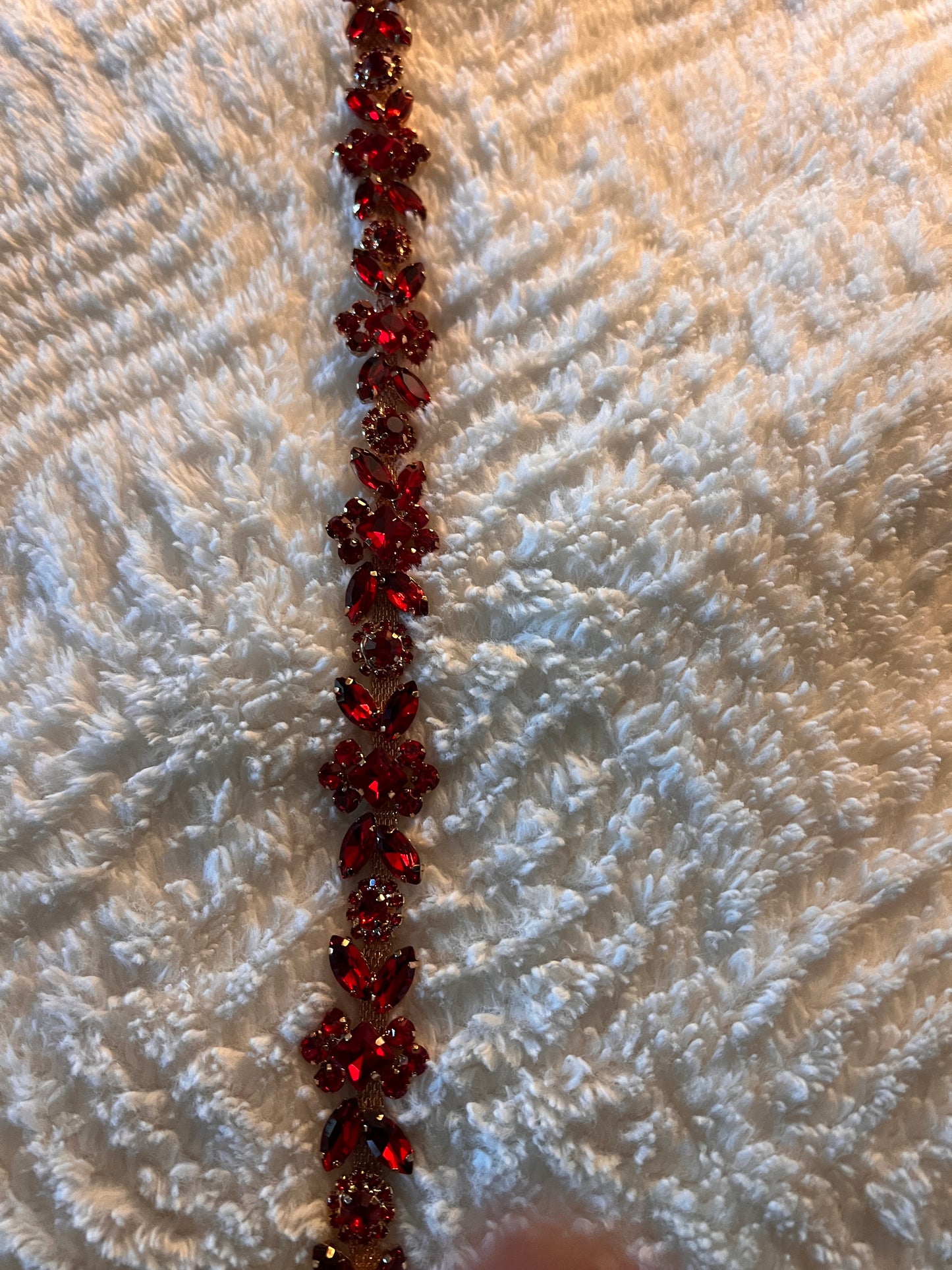5' Red Jewel Garland