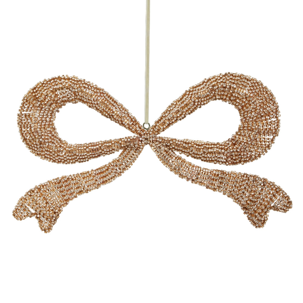 17.75" Jeweled Bow Ornament