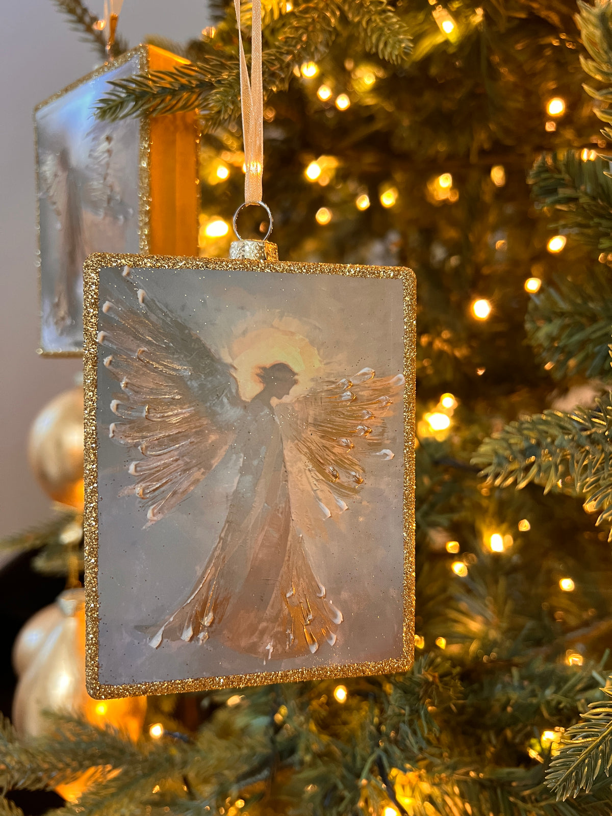 5" Celestial Radiance Rectangle Ornament (variations in design)price for each