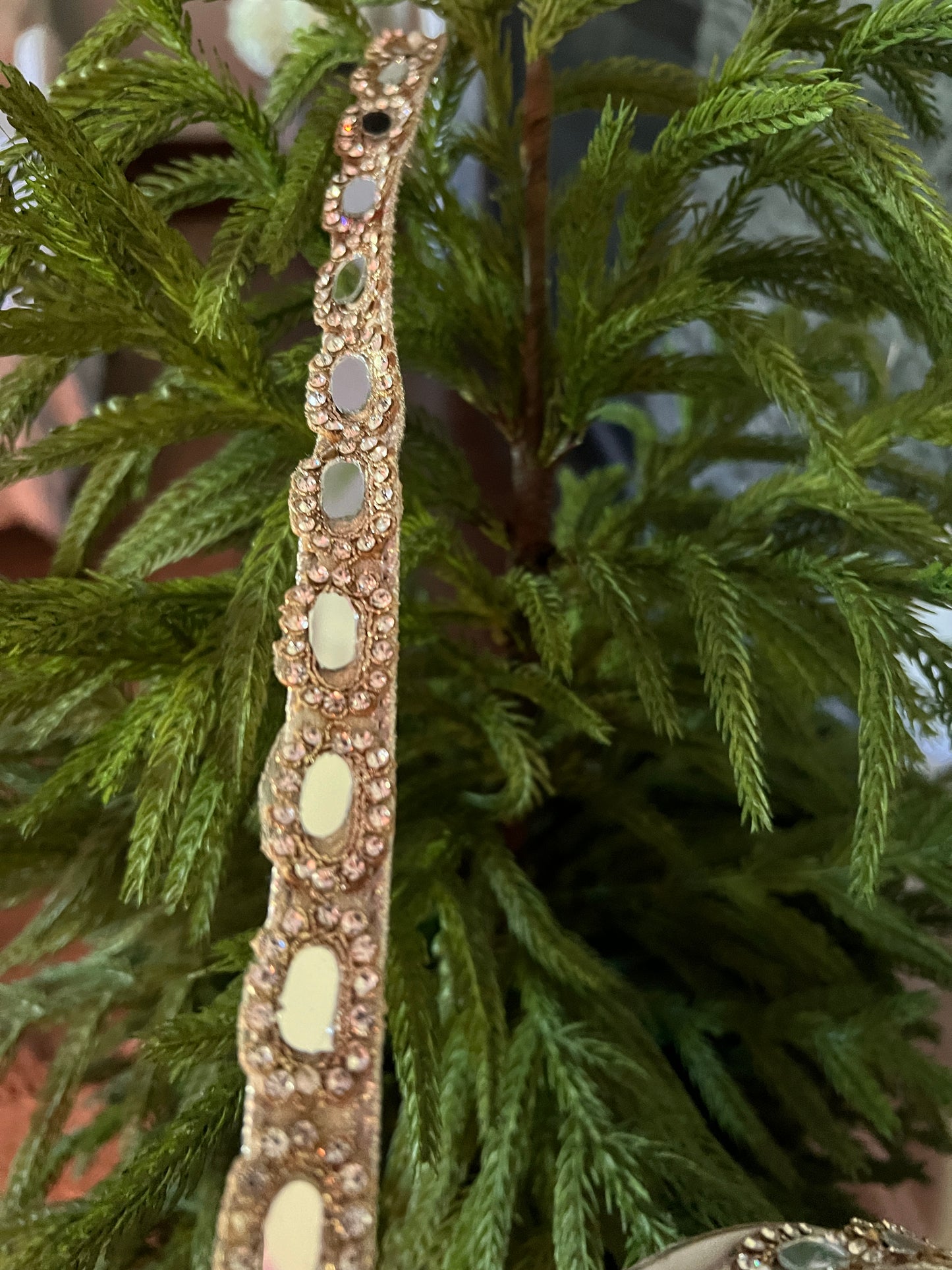 Diamond reflection ribbon 0.75”x 5 yrd