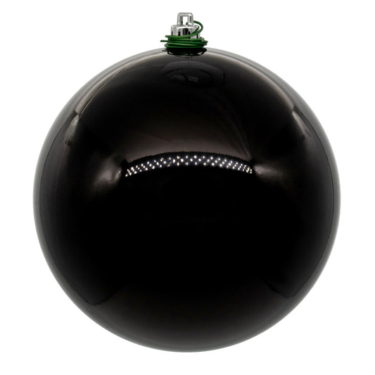 Vickerman 6" Black Pearl UV Drilled Ball Ornament