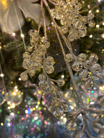 CRYSTAL JEWEL SPRAY 
32" ( champagne)