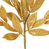 Vickerman 22" Gold Glitter BayLeaf Artificial Christmas Spray.