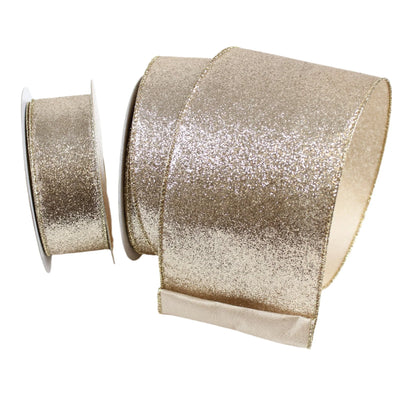FARRISILK RIBBON DIAMOND DUST( PLATINUM) SIZE: 
4"X10YD