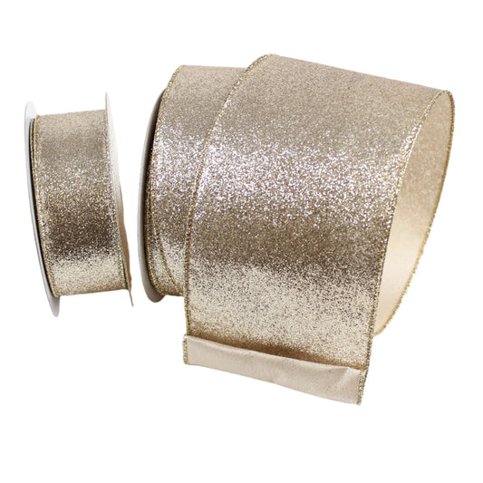 FARRISILK RIBBON DIAMOND DUST( PLATINUM) SIZE: 
4"X10YD