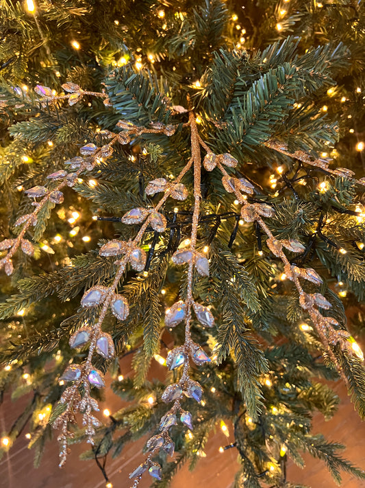 30” Jeweled Glitter Spray (gold)