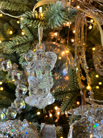 WATERFORD Marquis AMERICAN SANTA, Crystal Christmas Ornament, Made in Germany (pre owned)