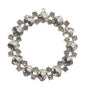 5" CRYSTAL WREATH ORNAMENT