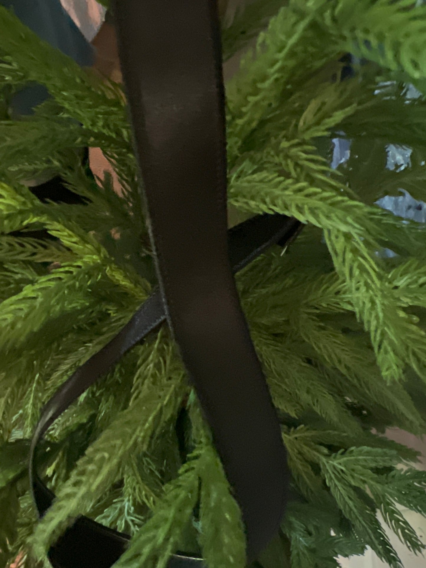Black satin ribbon