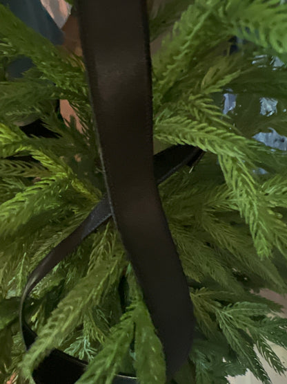 Black satin ribbon