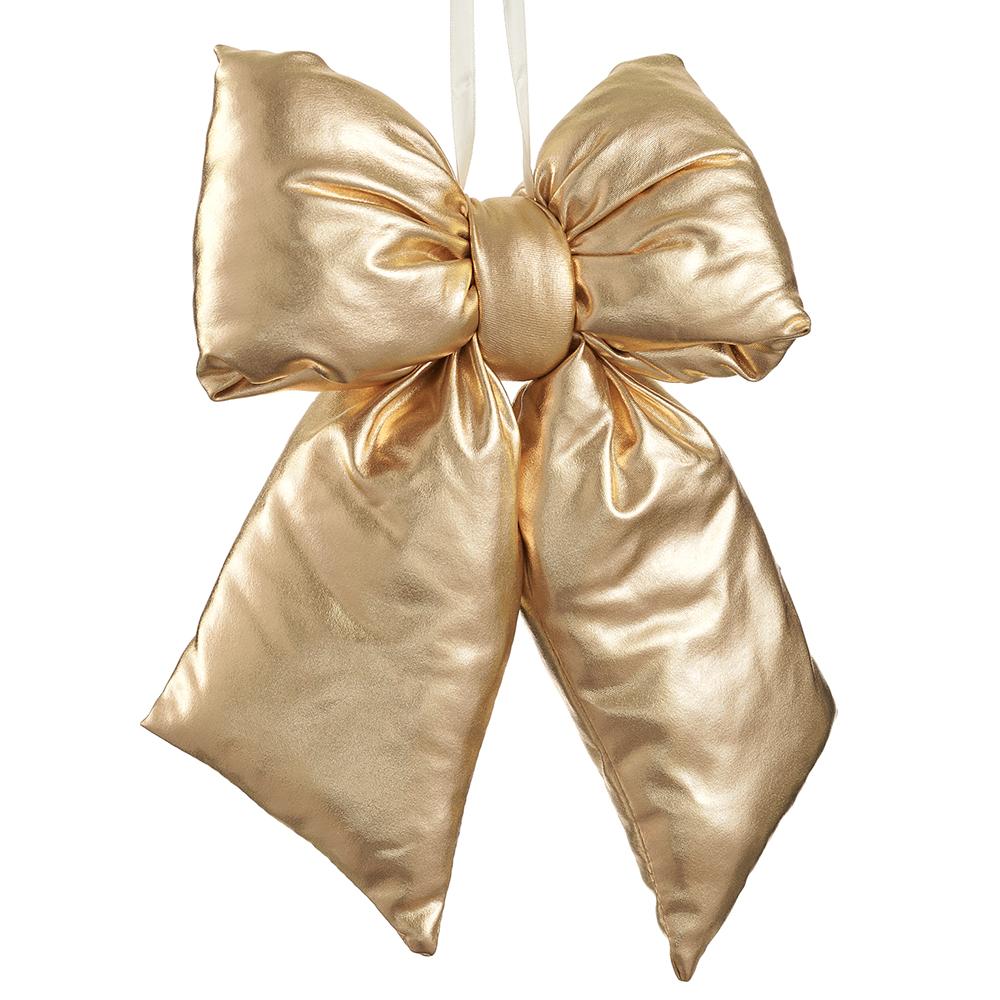 9.5"METALLIC BOW ORNAMENT