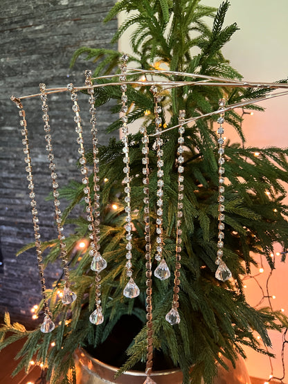 37" Gold Rhinestone and Jewel Spray