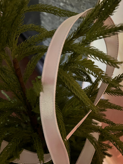White satin ribbon
