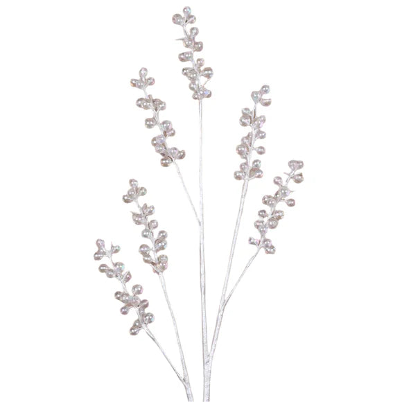 CRYSTAL JEWEL SPRAY 32" white