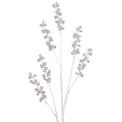 CRYSTAL JEWEL SPRAY 32" white