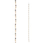 5' Black, White and Pearl Garland