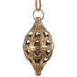 8"MET.FILIGREE FINIAL ORNAMENT