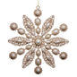 9" Glitter and Pearl Ornament