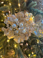Bejeweled Hydrangea flower (ivory)