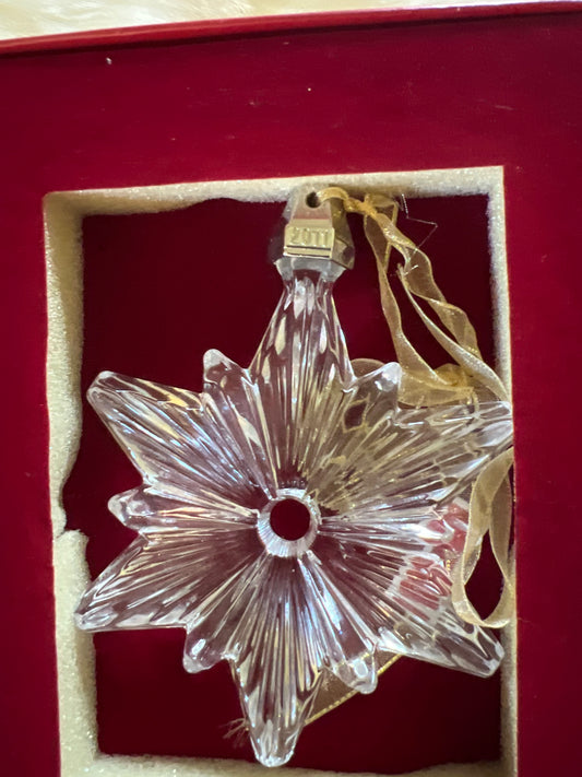 2011 annual snowflake crystal by marquis waterford