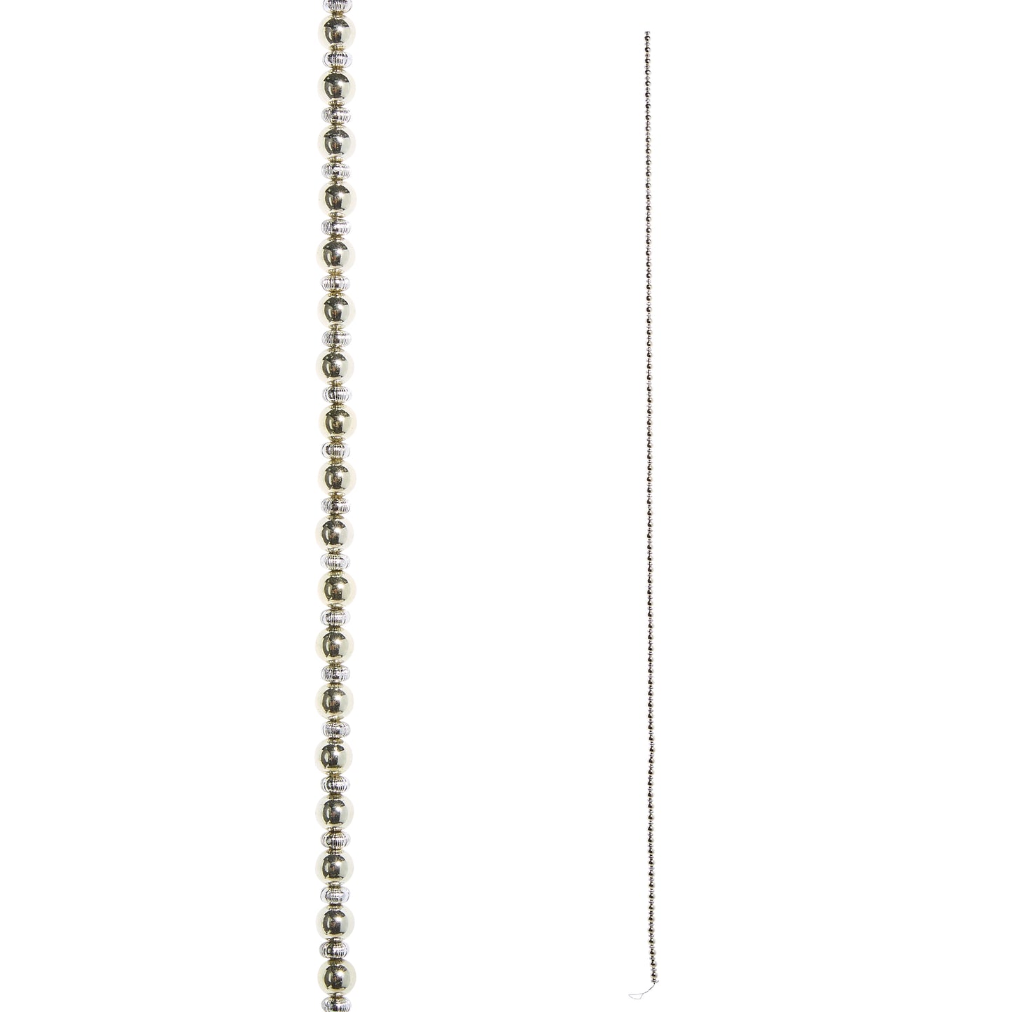 6' Silver Beaded Garland