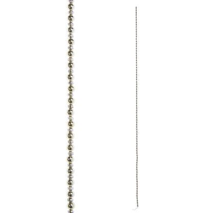 6' Silver Beaded Garland