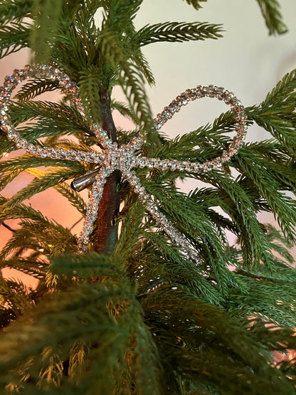 6" Bow Clip-On Ornament