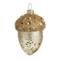 3.25" Gold Glittered Acorn Ornament