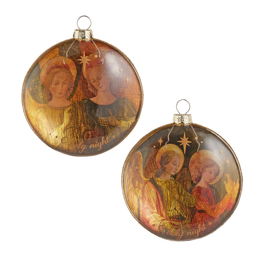 4" Angel Disc Ornament(variations in design)