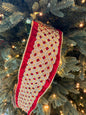 KING'S EMBELLISHED VELVET RIBBON 4"