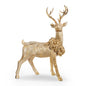 29.5" Standing Deer with Wreath
