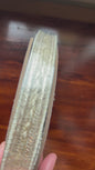 .75 x 10yds metallic dupion braid trim, platinum